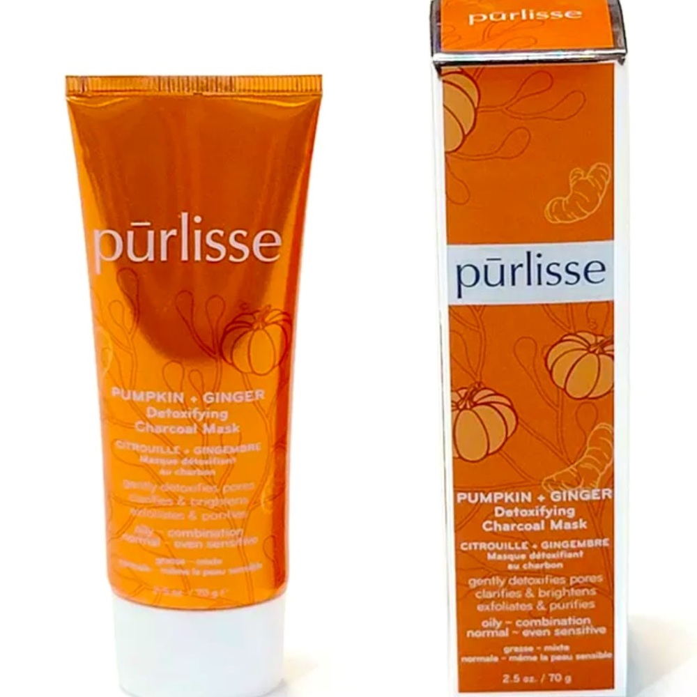 NEW Purlisse Pumpkin and Ginger Detoxifying Charcoal Mask 🍁